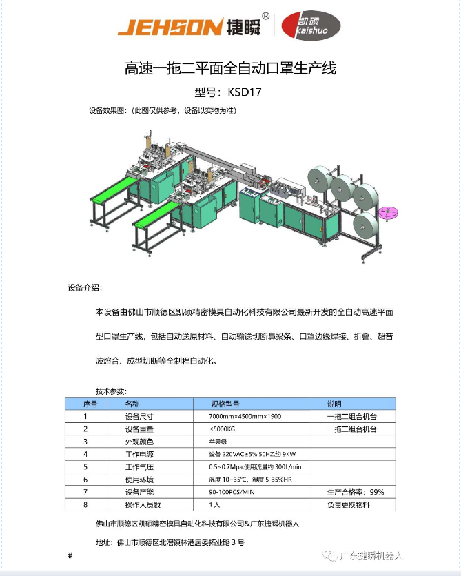 邯鄲佛山日報為捷瞬打call！生產(chǎn)口罩機，不抬高價(jià)，力保15天出貨口罩生產(chǎn)線(xiàn)